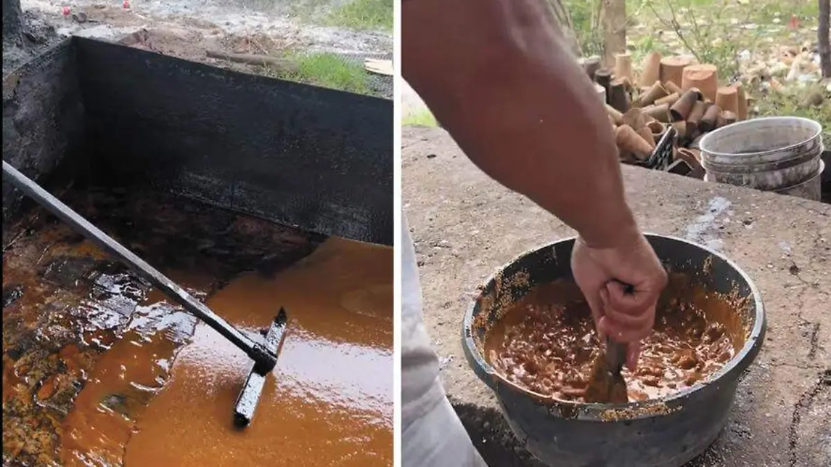 Así se prepara el piloncillo en Tamaulipas